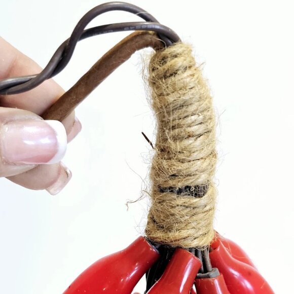 Red Chili Pepper Cluster Swag 50Ct Bunch Hanging Lights Decor Party Holiday Time - Picture 4 of 13